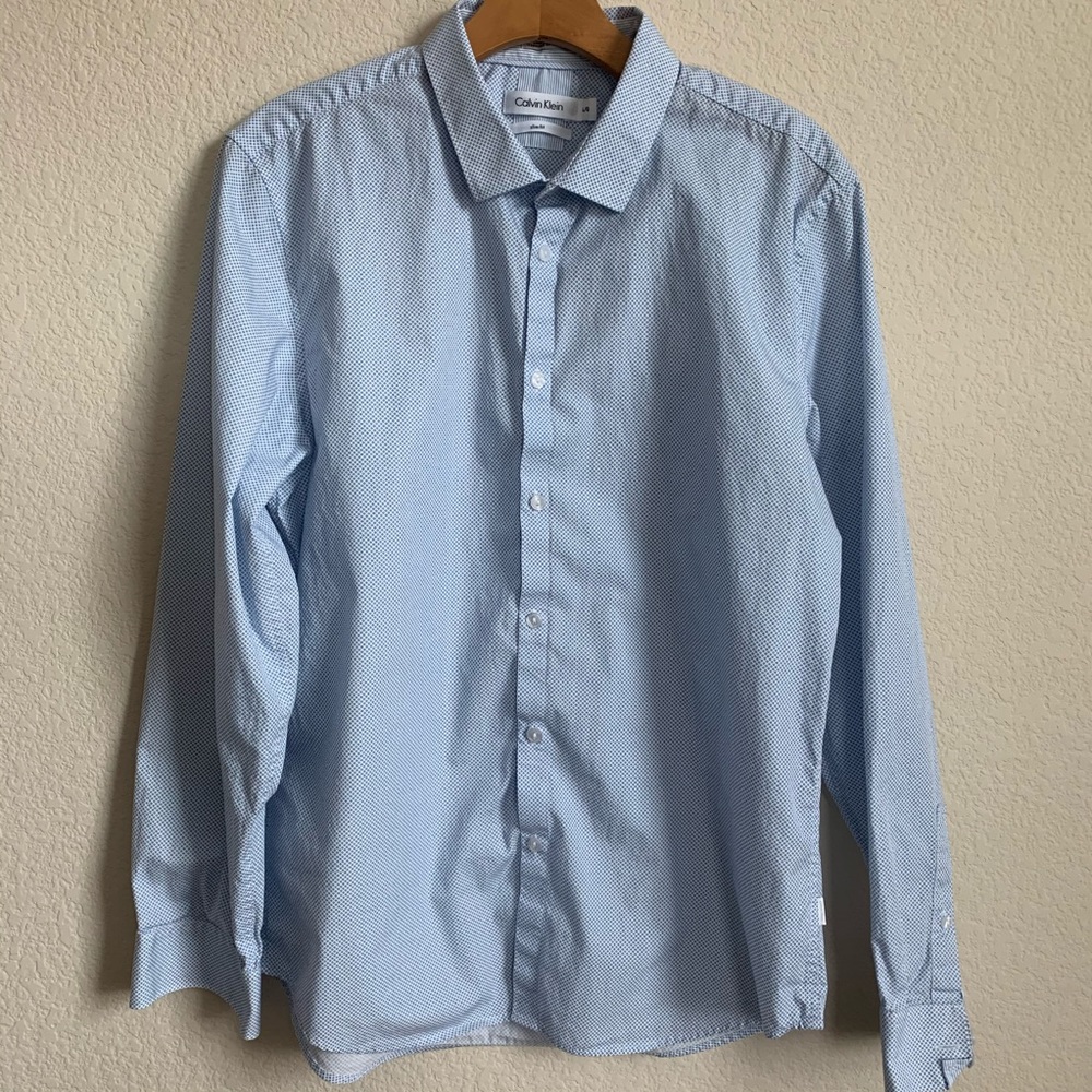 Calvin Klein- Men’s Button Up Long-sleeve Shirt